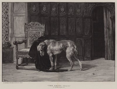 खाली कुर्सी द्वारा Briton Riviere